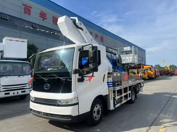 New Product 33m BYD T5 Distance 1000KM DM Aerial Platform Truck | EREV Hybrid Man Lift