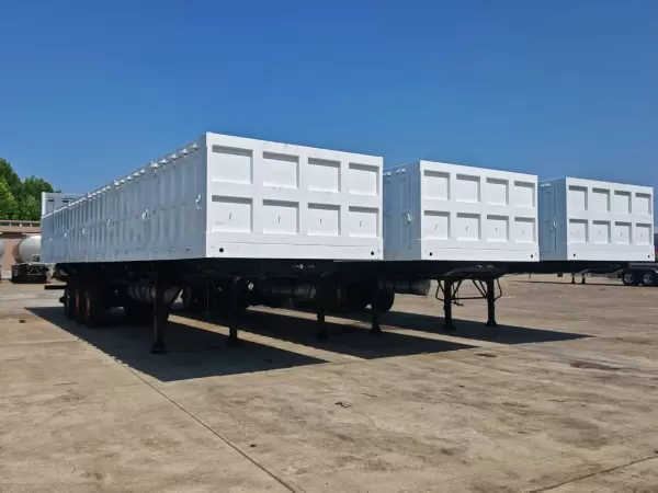 40ft 3-Axle Container Flatbed Semi-Trailer for Ports
