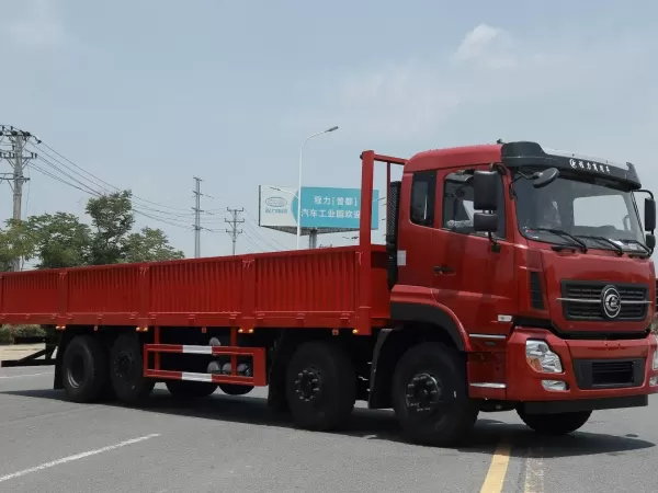 Dongfeng 6x4 12-Ton Flatbed for Steel & Bundle Freight