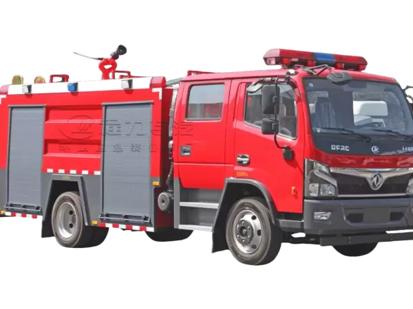 Dongfeng 4.8cbm Water Tender for Plant Fire Brigades