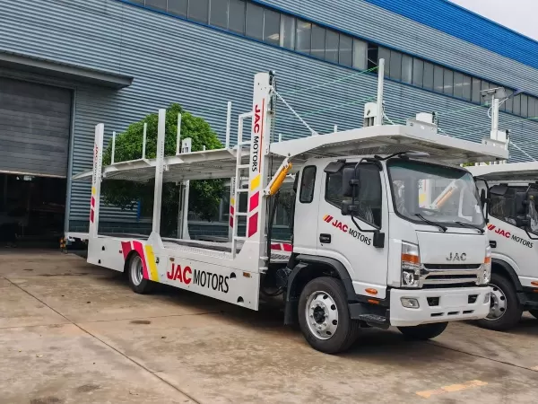 JAC Double Deck Car Carrier Body | Hydraulic Lifting Vehicle Transport Deck