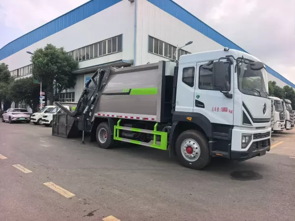 Dongfeng D9 4x2 210HP 12m3 Compactor Garbage Truck Refuse Loader