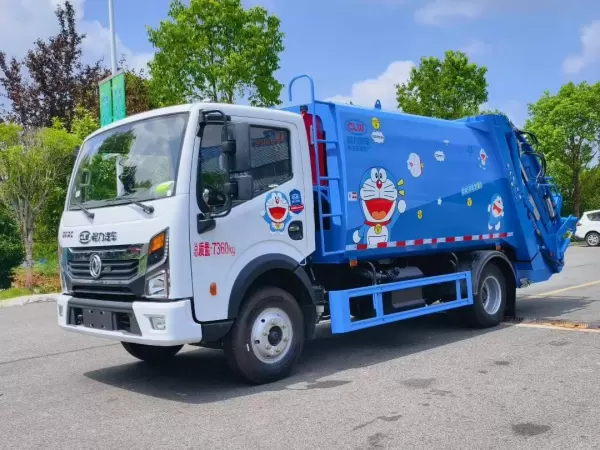 Dongfeng Duolika D7 8cbm Compactor Truck for County Collection