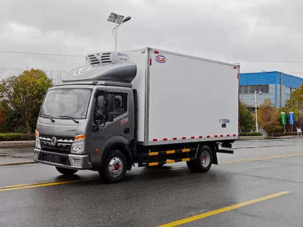 Dongfeng 4X2 10 cbm Refrigerated Box Truck for Cold-Chain Delivery