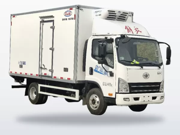 FAW Jiefang 4X2 10 cbm Refrigerated Box Truck for Cold-Chain Delivery
