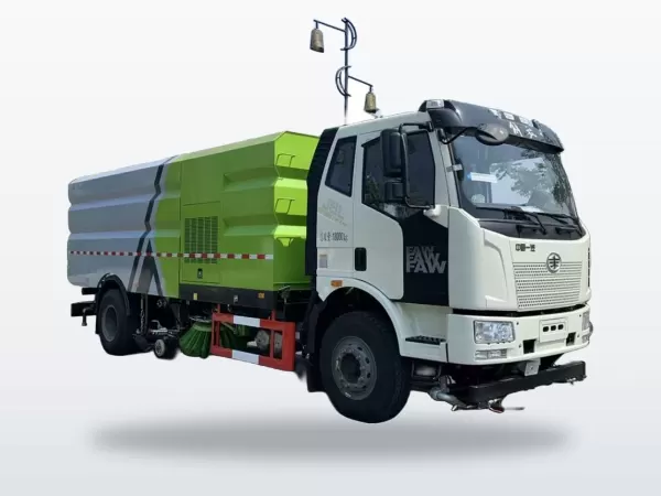 FAW Jiefang 4X2 12 cbm Road Sweeper Truck for City Arterial Sweeping