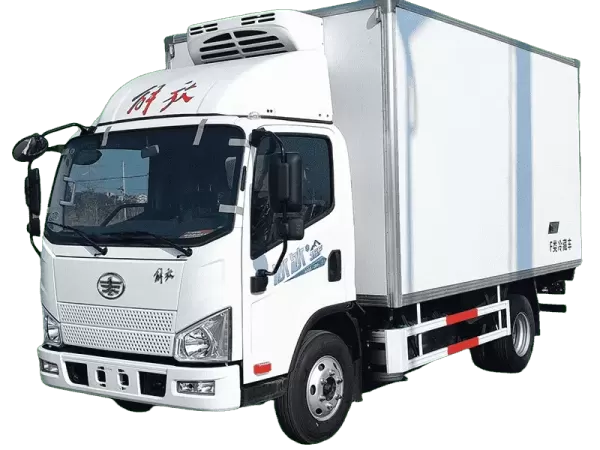 FAW 4x2 4-Ton Refrigerated Truck for Regional Cold Lines