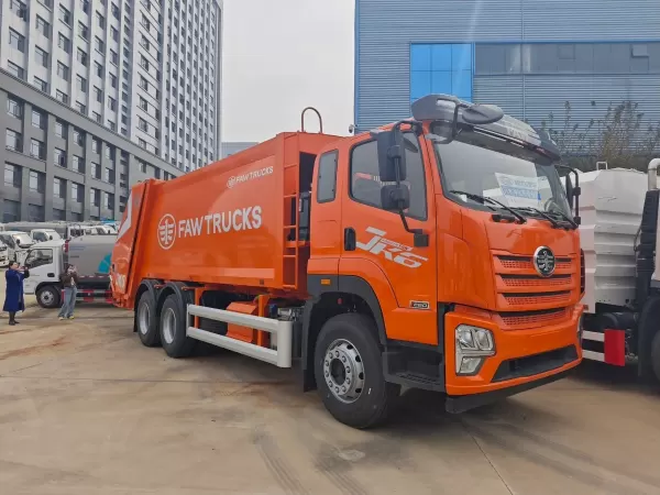 FAW JK6 6x4 16cbm Compactor Garbage Truck for High-Volume Routes