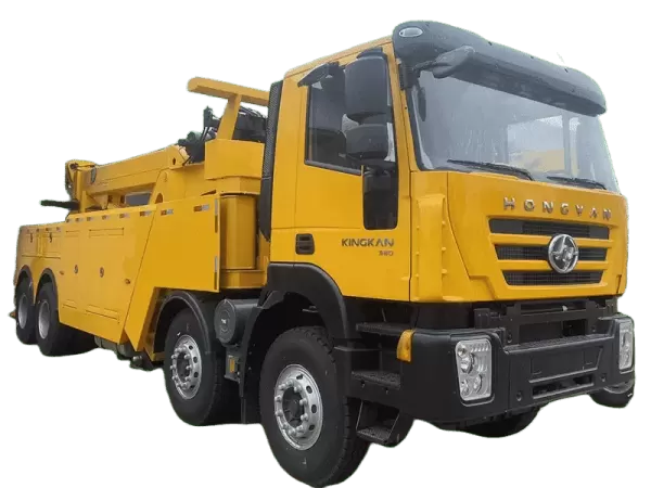 Hongyan 8x4 40-Ton Rotator Wrecker for Truck Rescue
