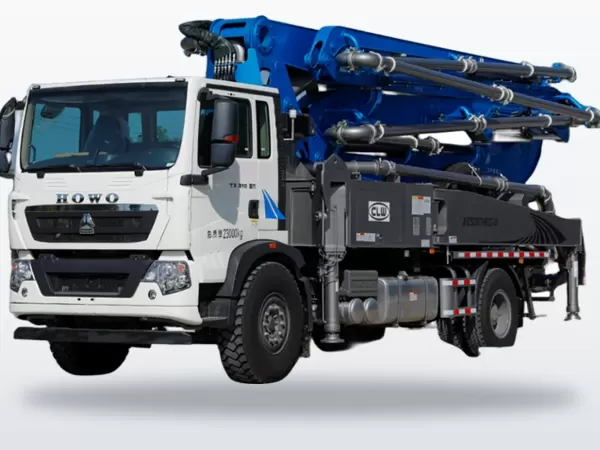 HOWO 37m Concrete Boom Pump for Mid-Rise Pours