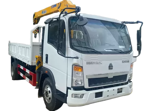 HOWO 4x2 3.2-Ton Mini Crane Truck for Urban Trades