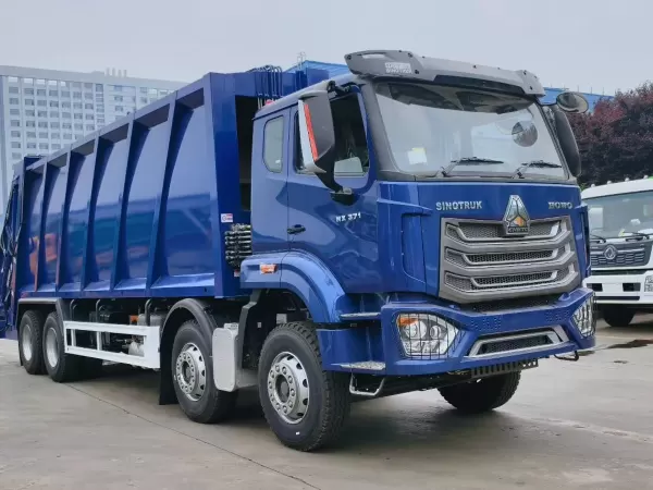 SINOTRUK HOWO NX 371HP 8x4 25m3 Compactor Garbage Truck