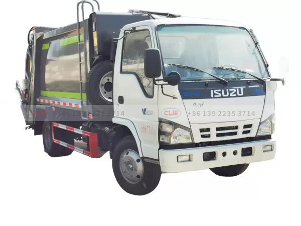 ISUZU 6cbm Compact Refuse Truck for Old-Town Lanes
