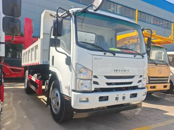 ISUZU 4x4 5cbm Dump Truck for Export | 190HP Euro 6 LHD Tipper Truck with Hydraulic Lifting