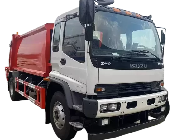 ISUZU FVR 240HP Compactor Garbage Truck for Express Collection