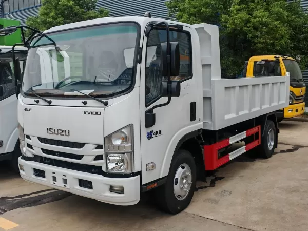 ISUZU KV100 4x2 Mini Dump Truck 120HP Light Tipper for Building Materials