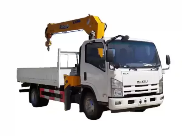 ISUZU NPR 4x4 5-Ton Crane Truck for Utility Work