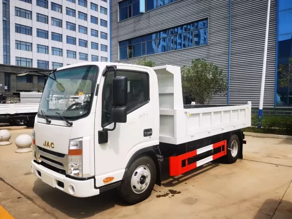 JAC 4x2 Light Dump Truck Aluminium Tipper for City Material Runs