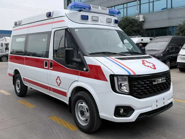 JMC 2.0L Turbo Diesel Ambulance Van 6-8 Seat Transfer & Monitor Emergency Medical Vehicle