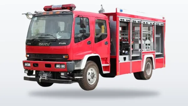 China-First Dry Powder Fire Truck for High-Altitude Cold Regions Rolls Off the Line in Suizhou
