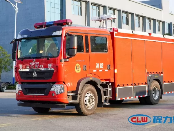 SINOTRUK HOWO 4X2 Fire Utility Truck for Fire Brigade Support