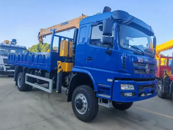 SHACMAN 4x2 Crane Truck with XCMG GSQS350 14T 5-Section Straight Boom