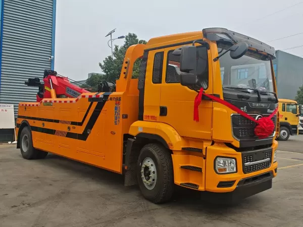 SHACMAN 4x2 Heavy Duty Flatbed Wrecker Truck 8T Recovery