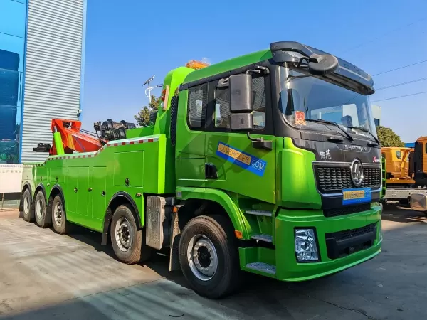 SHACMAN 5-Axle Rotator Wrecker 50T Heavy Recovery Crane Truck