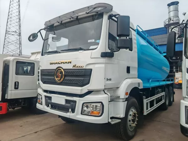 SHACMAN H3000 6x4 345HP 20CBM Sewage Suction Truck Blue Tank with Tool Cabinets
