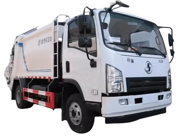 SHACMAN X9 7cbm Compactor Garbage Truck for Narrow Streets